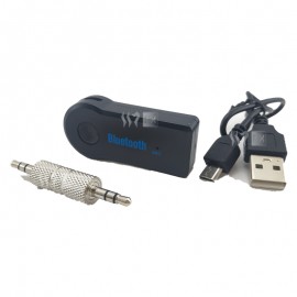 Receptor de audio bluetooth a auxiliar recargable con control de música y llamadas