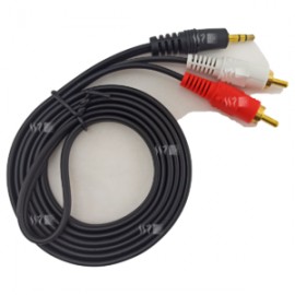 Cable audio estereo 3.5mm a RCA
